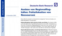 Deutsche Bank - &quot;Flughäfen als Prestigeobjekte der Regionalfürsten&quot;