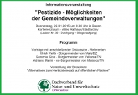 Pestizide-Infoveranstaltung - 22.01.2015 BZ