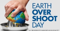 Ressourcenverbrauch - Earth Overshoot Day am 02.08.2017