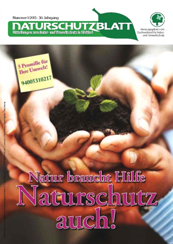 Naturschutzblatt 1/2013