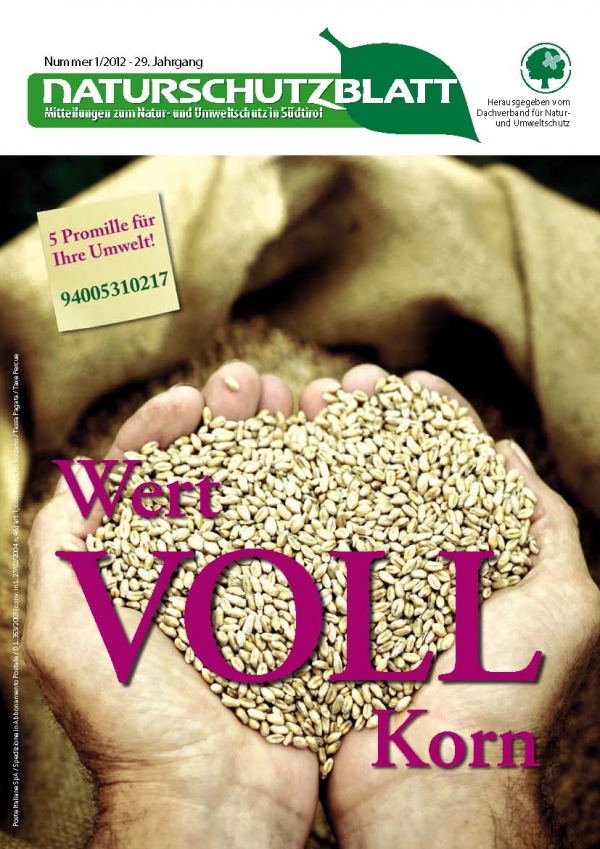 Naturschutzblatt 1/2012
